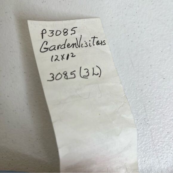 Vintage Bunny Rabbit Tapestry Pillow Simply Country Garden Visitors Cottagecore - Picture 8 of 10